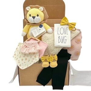 Little Love Bug Baby Girl Gift‎ Box | 9-Pc Newborn Luxury Gift Set